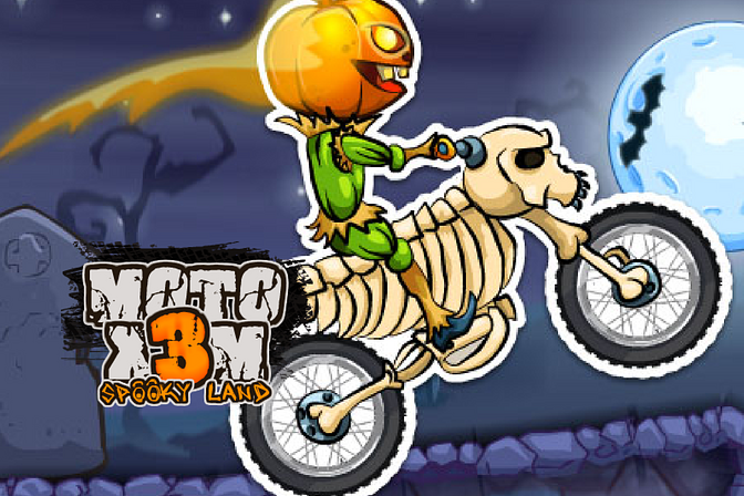 Moto X3M Spooky Land