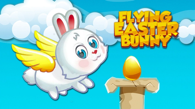 Flying Easter Bunny 2