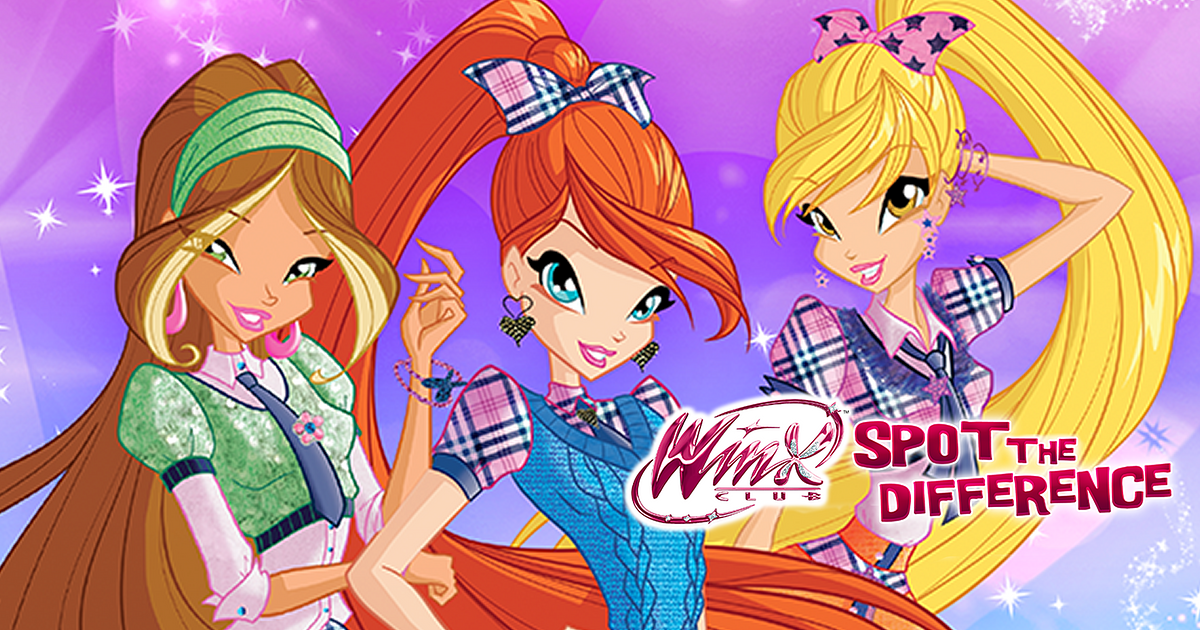Winx Club: Spot the Differences - Juego Online -