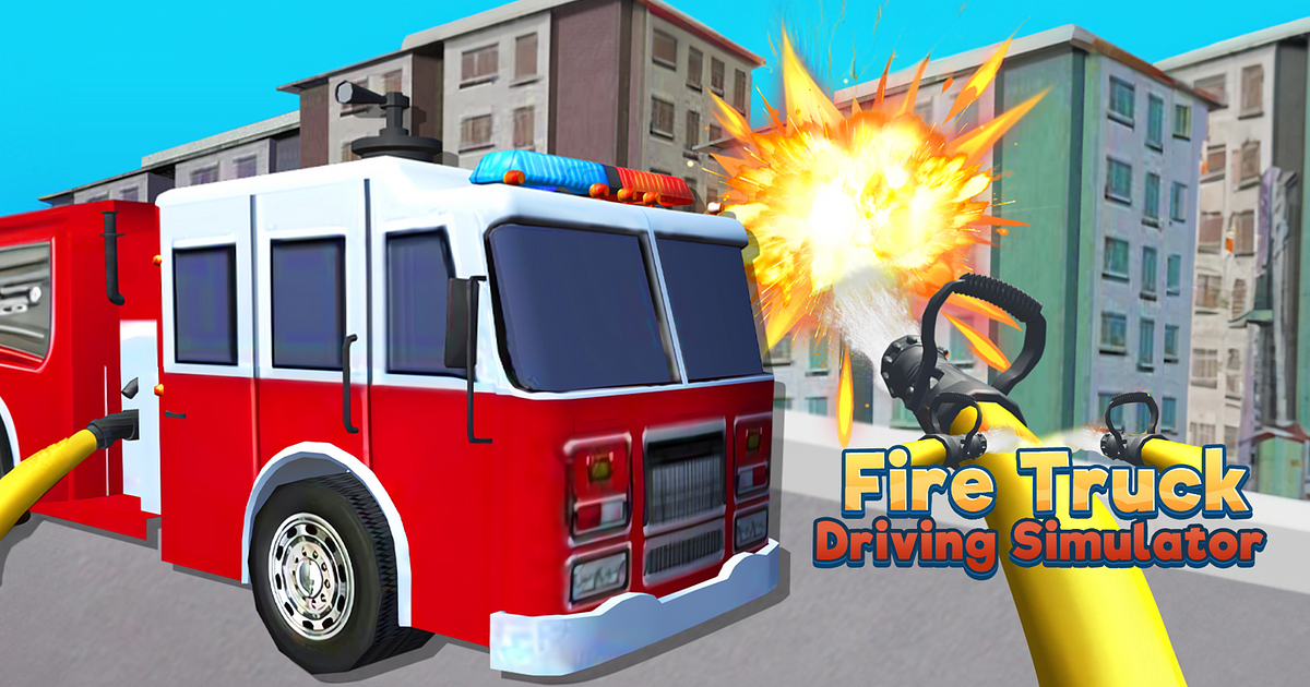 Fire Engine Driving Simulation Training Fire Truck Driving Simulator - Juego Online - Juega Ahora | Clavejuegos.com