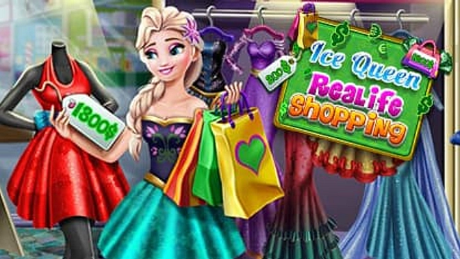 Ice Queen Reallife Shopping [Reina Helada Compras en Vida Real]