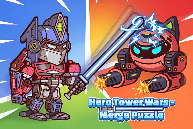 Hero Tower Wars Merge Puzzle