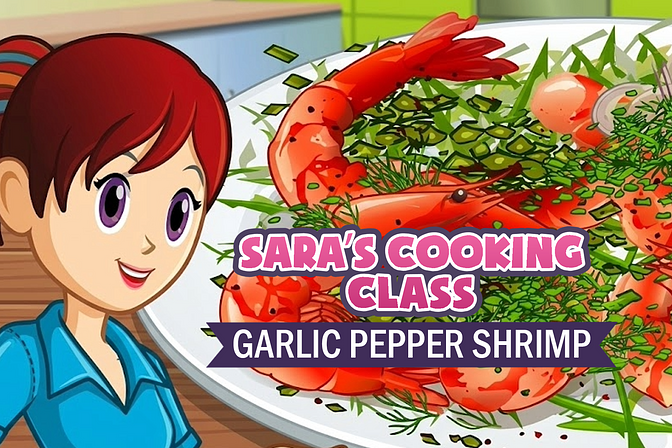 Sara's Cooking Class: Garlic Pepper Shrimp