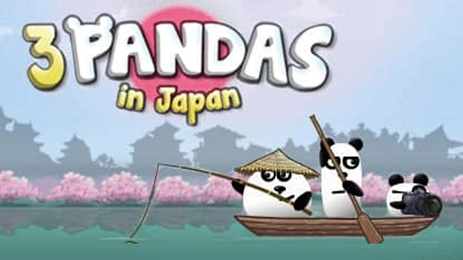 3 Pandas en Japón
